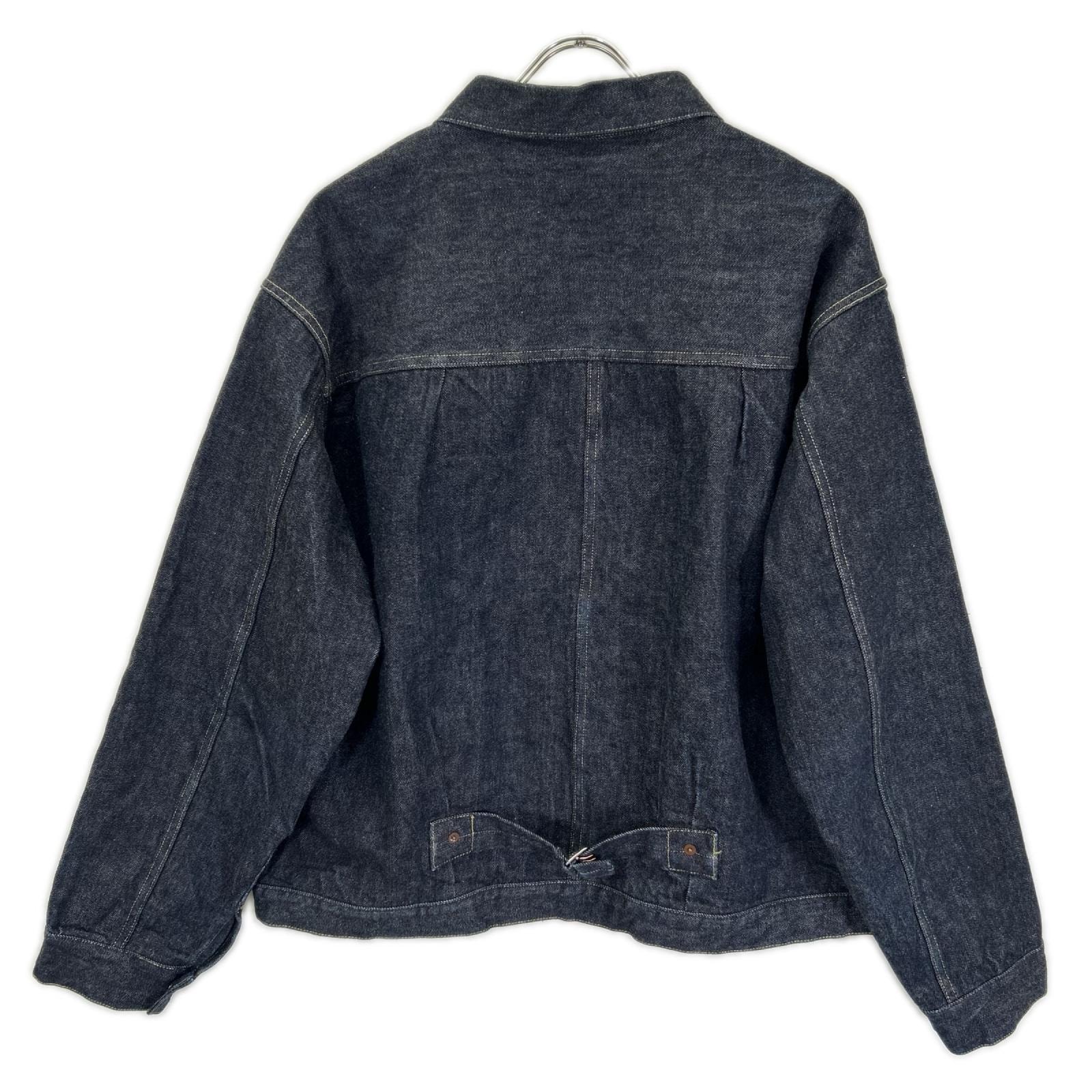 アプレッセ 26SS AP-1001 ワンウォッシュ/インディゴ オリジナルタックボタン 13.5oz 1st Type Denim Jacket 48