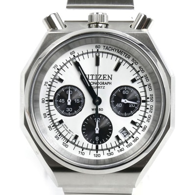 CITIZEN シチズン レコードレーベル TSUNO CHRONO Custum 腕時計 電池式 AN3700-62A/0510-0097X07 世界限定 1,600本 メンズ【中古】【美品】