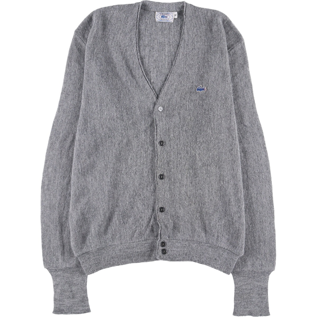 古着 70~80年代 ラコステ LACOSTE IZOD ニットカーディガン メンズXL相当 ヴィンテージ/eaa546658
