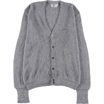 古着 70~80年代 ラコステ LACOSTE IZOD ニットカーディガン メンズXL相当 ヴィンテージ/eaa546658