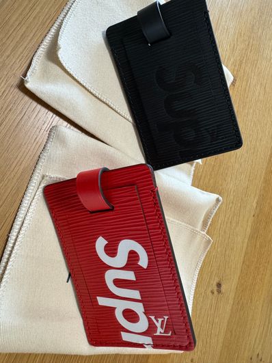 Supreme / Louis Vuitton Set Of 2 Name Tags