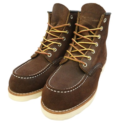 RED WING レッドウィング 8878 6inch CLASSIC MOC TOE クラシック モックトゥ スエード ブーツ ブラウン系 25cm【美品】【中古】