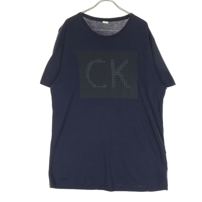 Calvin klein カルバンクライン ロゴプリント 半袖 Tシャツ ネイビー