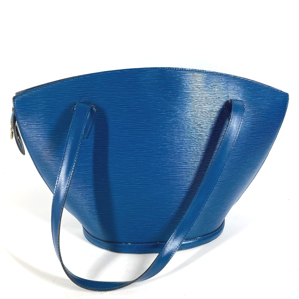 ルイヴィトン LOUIS VUITTON サンジャックショッピング M52265 エピ ショルダーバッグ カバン バッグ トートバッグ エピレザー トレドブルー ブルー