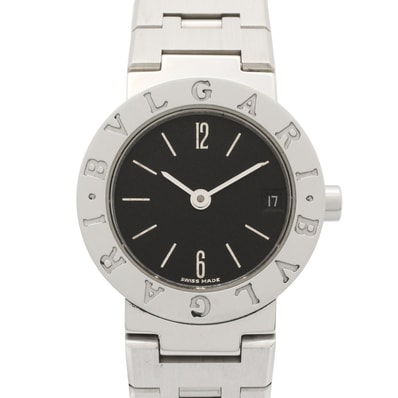 ブルガリ BVLGARI ブルガリ ブルガリ 腕時計 時計 ステンレススチール レディース ブラック系 BB23SS 【中古】