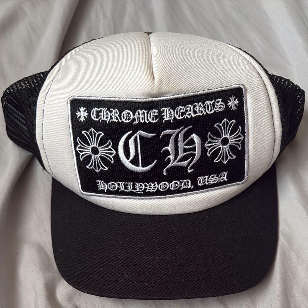 Chrome Hearts Trucker Cap CH "Black/White"