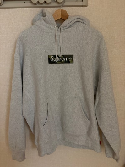 Supreme Box Logo Hooded Sweatshirt "Ash Grey" (23FW)