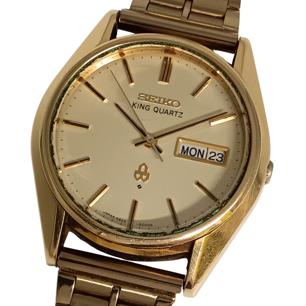 SEIKO セイコー 4823-8000 キングクォーツ デイデイト クォーツ メンズ 腕時計 正規品 / C1278
