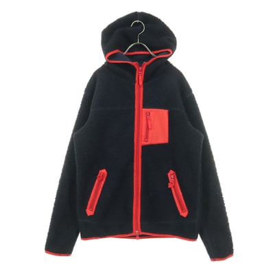 graniph グラニフ フード付 ボアジャケット M ブラック