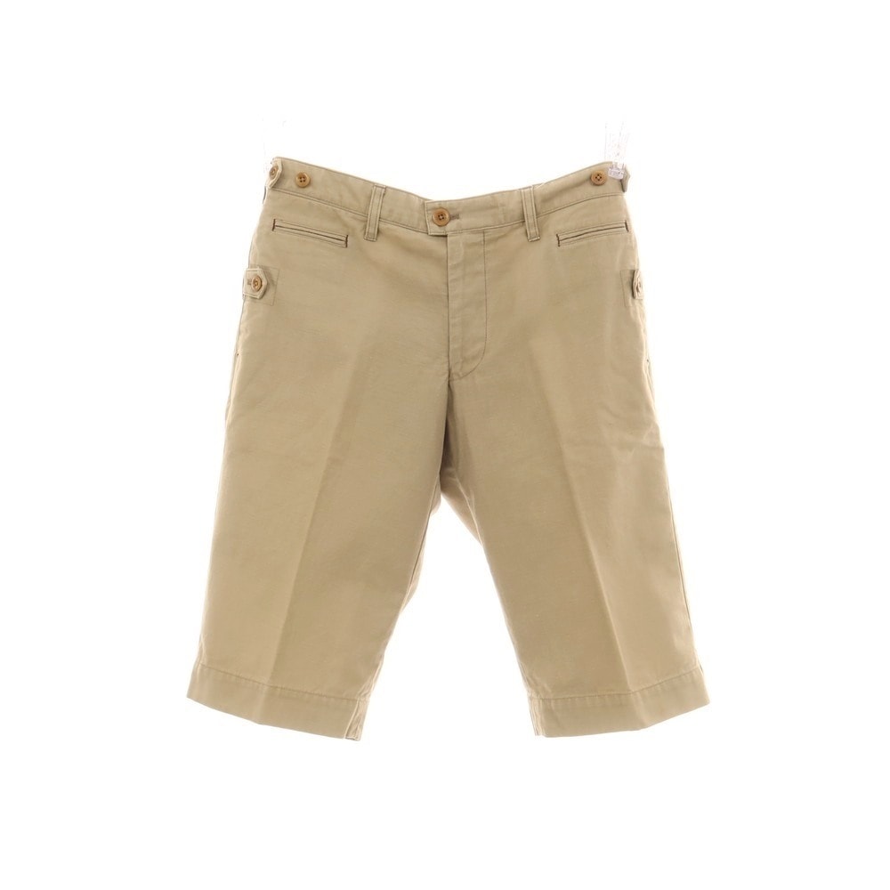 【中古】ポールスミスコレクション PAUL SMITH COLLECTION コットン ショートパンツ ベージュ【サイズL】【メンズ】