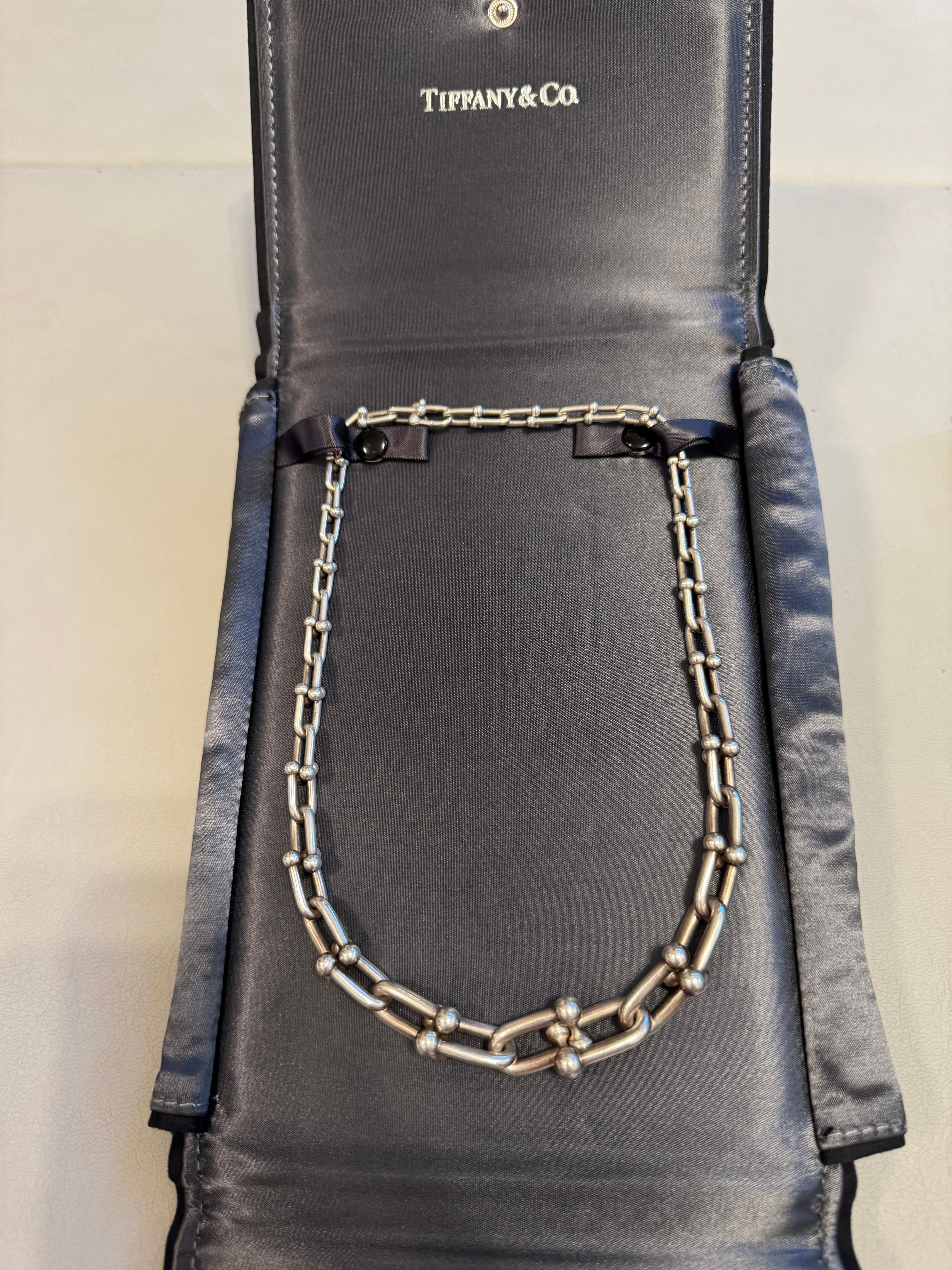Tiffany & Co. HardWear Graduated Link Necklace "Silver"