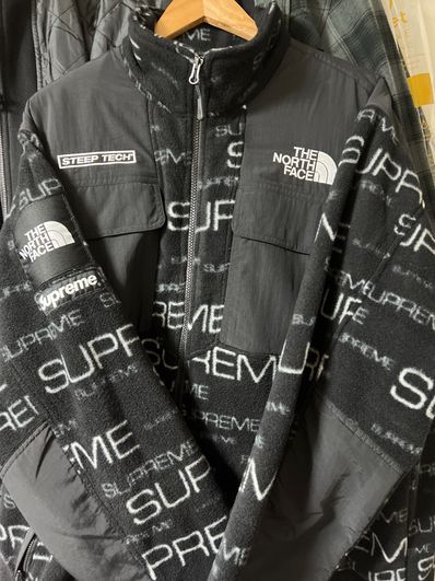 Supreme x The North Face Steep Tech Fleece Jacket "Black"