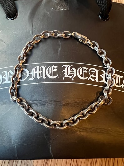 Chrome Hearts Paper Chain Bracelet "Silver"