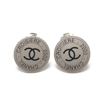 シャネル CHANEL ココマーク 2000 CROISIERE 00C ヴィンテージ アクセサリー クリップ式 イヤリング メタル シルバー