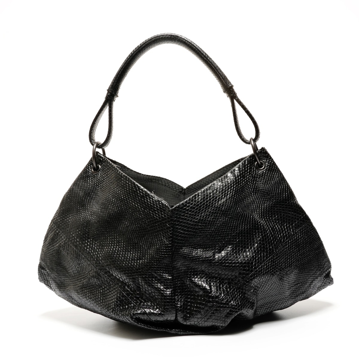 C (やや傷や汚れあり)ボッテガヴェネタ BOTTEGAVENETA パイソン