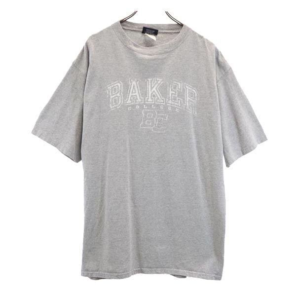 JANSPORTS ジャンスポーツ 90s オールド USA製 半袖 Tシャツ XL グレー