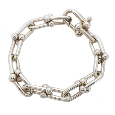 ★SALE【6jdb0251-k】ティファニー ブレスレット ハードウェア/ラージリンク シルバー925【中古】レディース