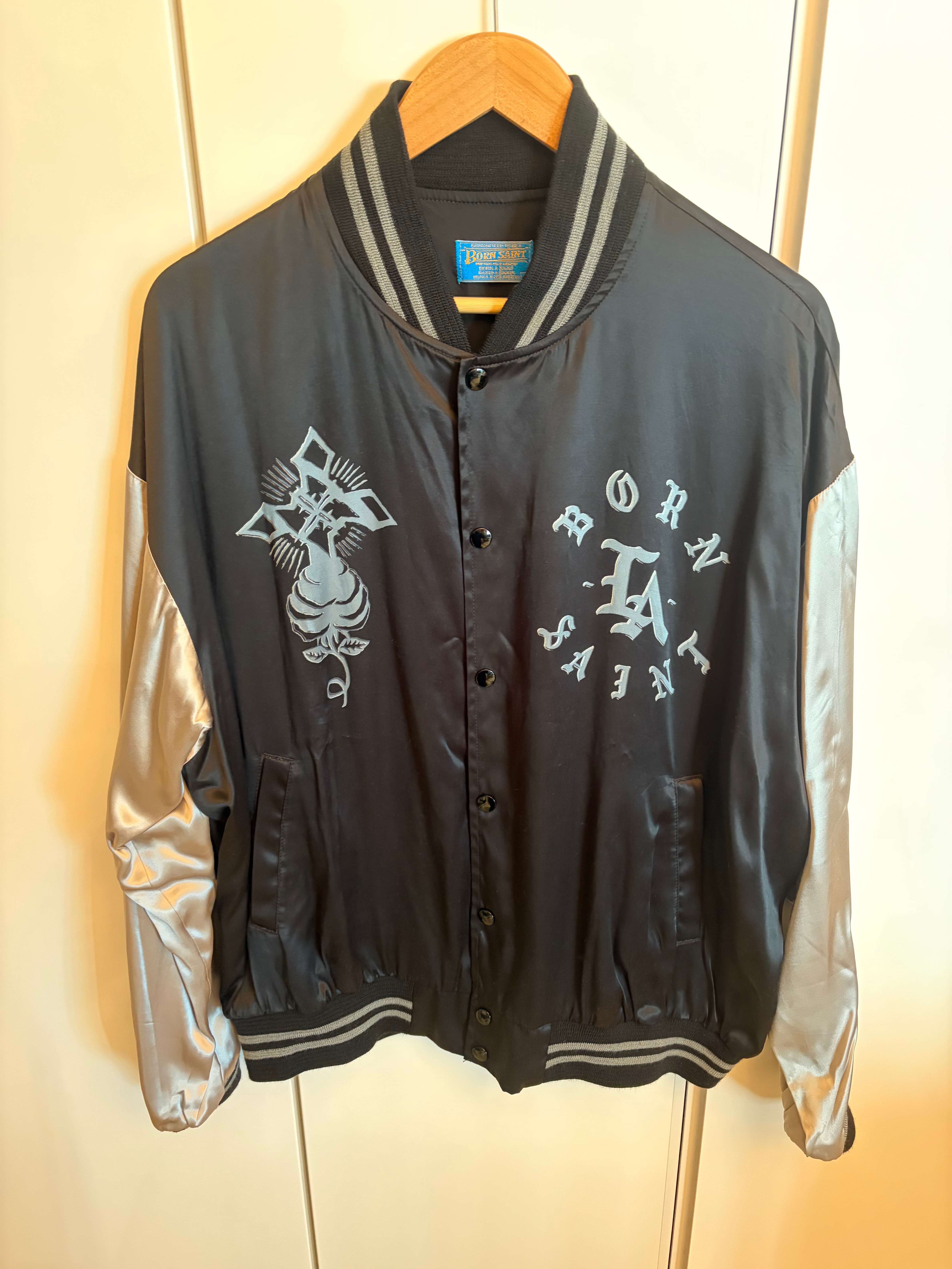 Saint Mxxxxxx x Born x Raised 24SS Born Saint Blouson "Black Gray"