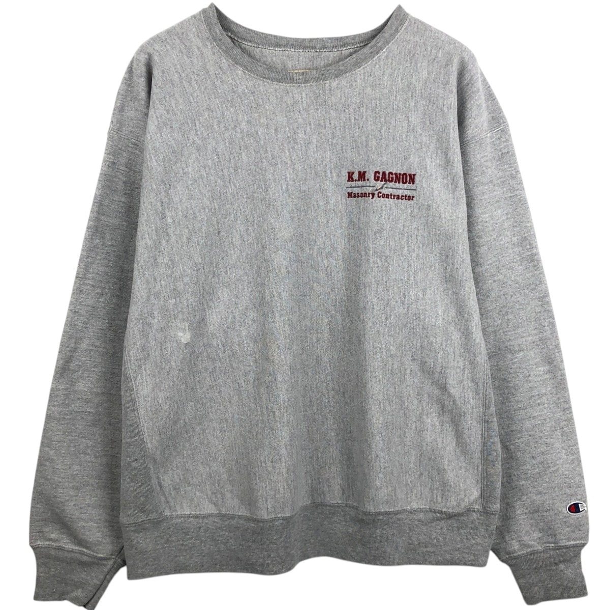 古着 00年代 チャンピオン Champion PREMIUM REVERSE WEAVE プレミアムリバースウィーブ アドバタイジング スウェットシャツ トレーナー メンズXL相当/eaa680169