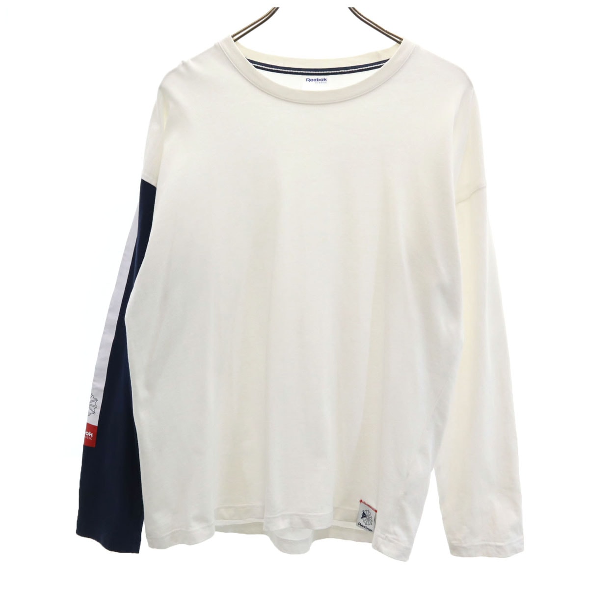 Reebok CLASSIC リーボッククラシック 長袖 Tシャツ XO ホワイト ロンT