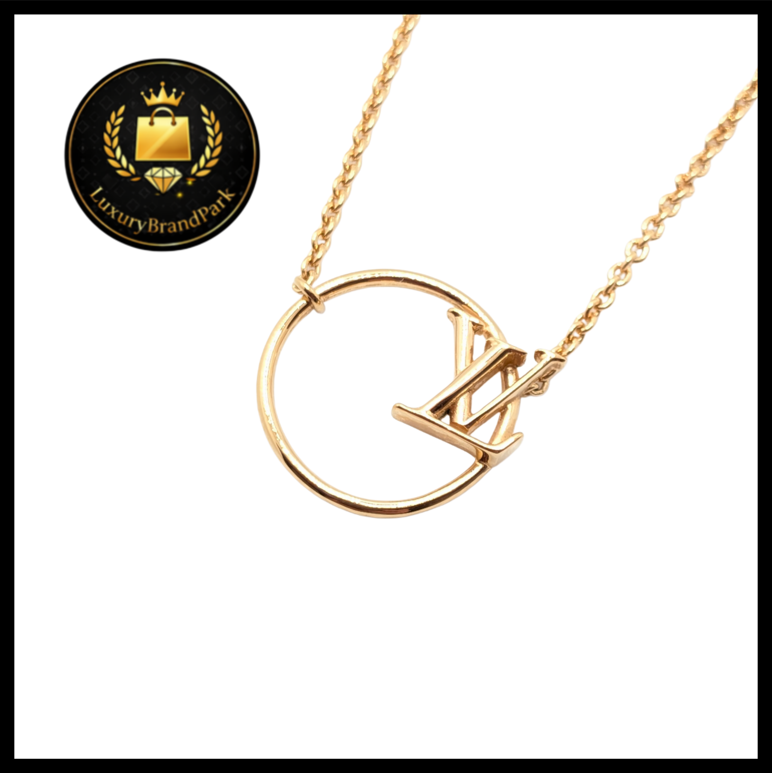 Louis Vuitton LV Eclipse Necklace "Gold"