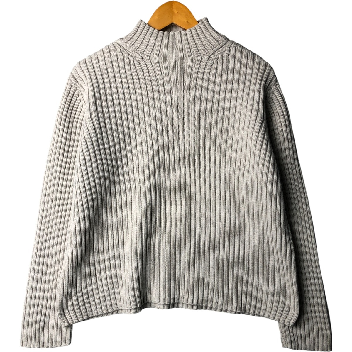 古着 ラルフローレン Ralph Lauren LAUREN ローレン ハイネック リブ編み コットンニットセーター レディースL相当/eaa601783