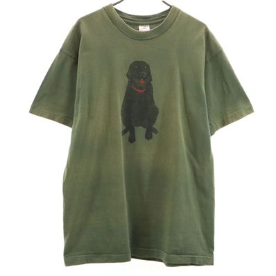 FRUIT OF THE LOOM フルーツオブザルーム 90s USA製 オールド ラブラドール・レトリーバー 半袖 Tシャツ L シングルステッチ ドッグ 犬