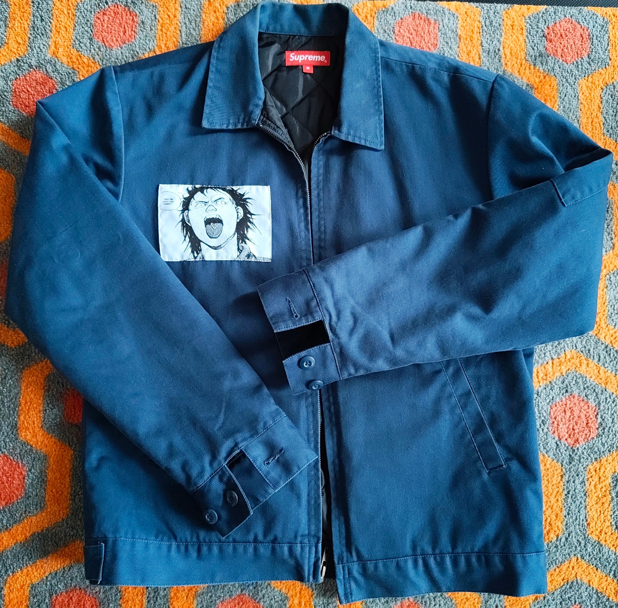 Supreme x AKIRA Work Jacket "navy"