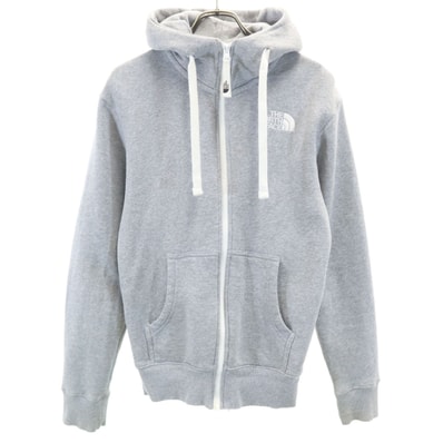 THE NORTH FACE ノースフェイス 長袖 リアビュー スウェット ジップパーカー XS グレー NT11530 アウトドア 裏起毛