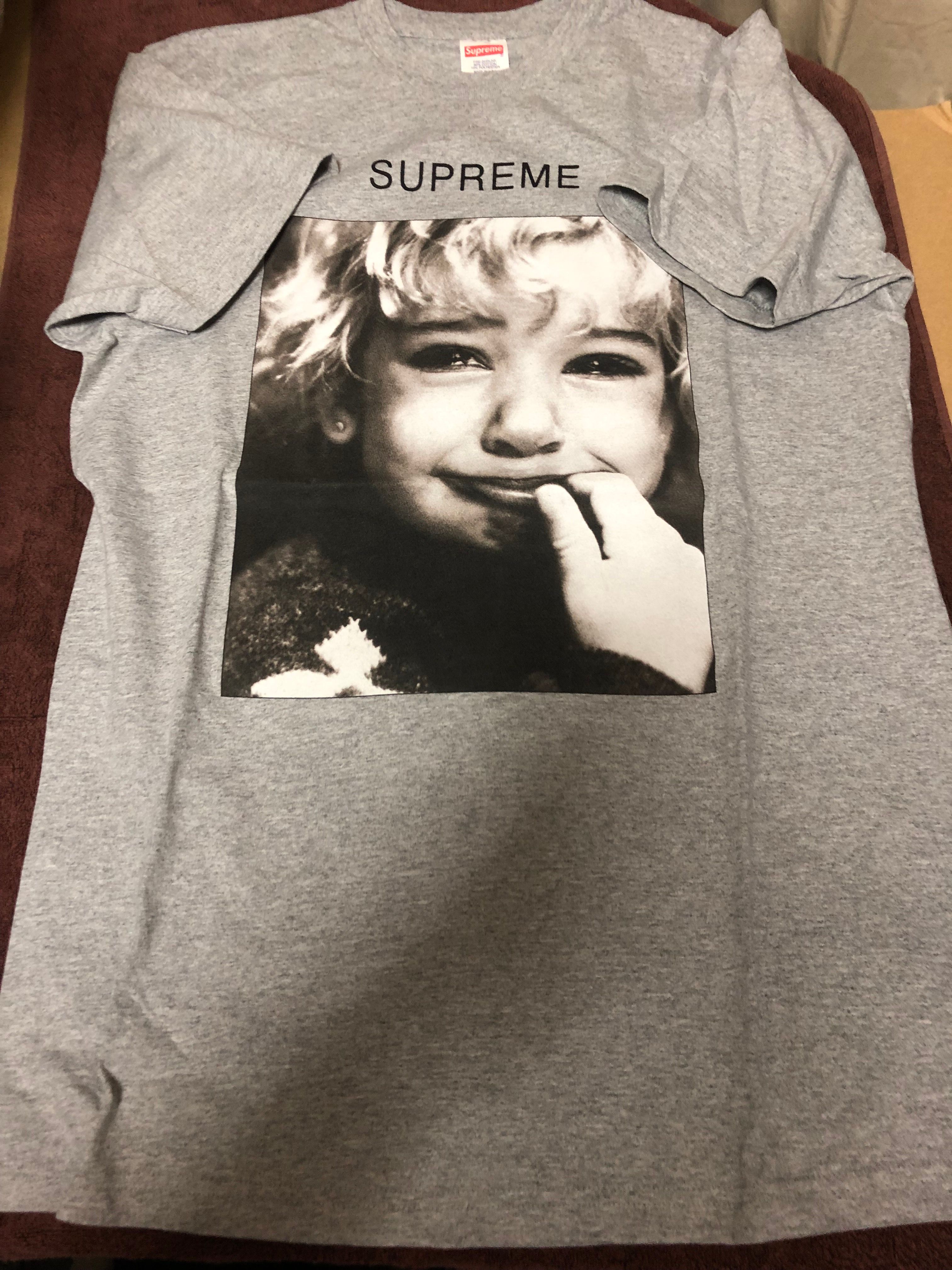 Supreme Crybaby Tee "Heather Grey"