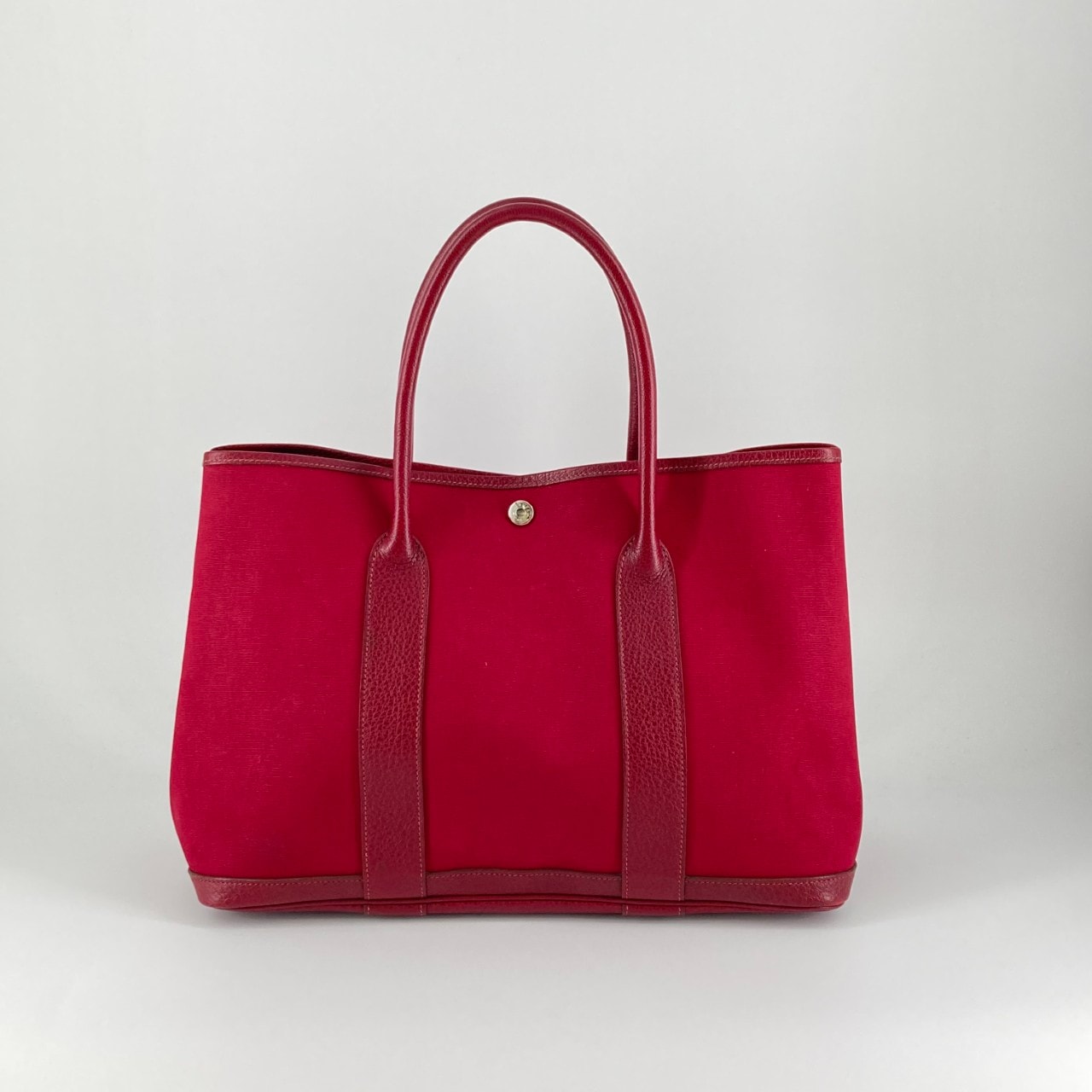 HERMES(エルメス) ガーデン パーティ トートバッグ レッド