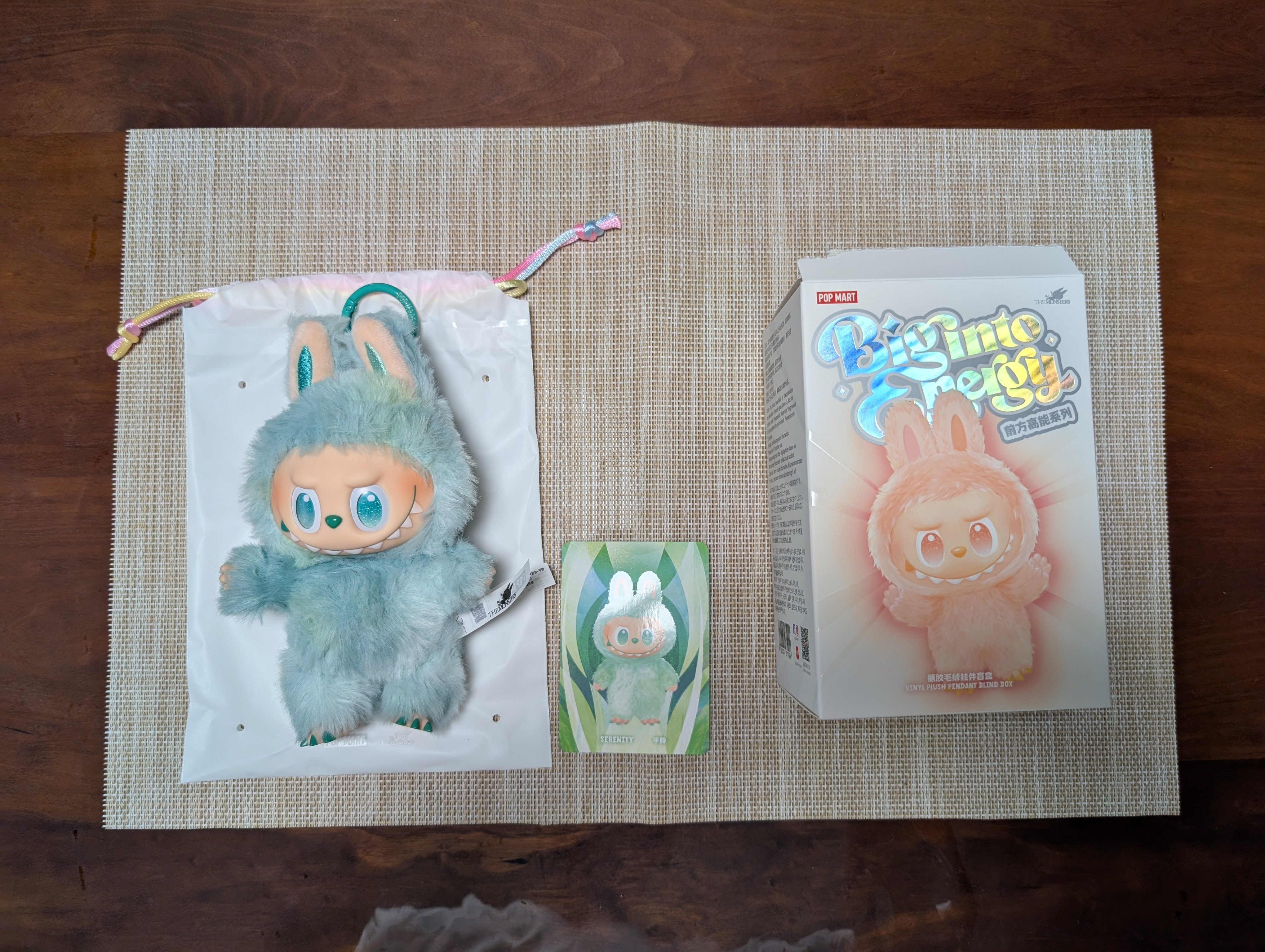 POP MART THE MONSTERS (LABUBU) Big into Energy Series Plush Pendant SERENITY