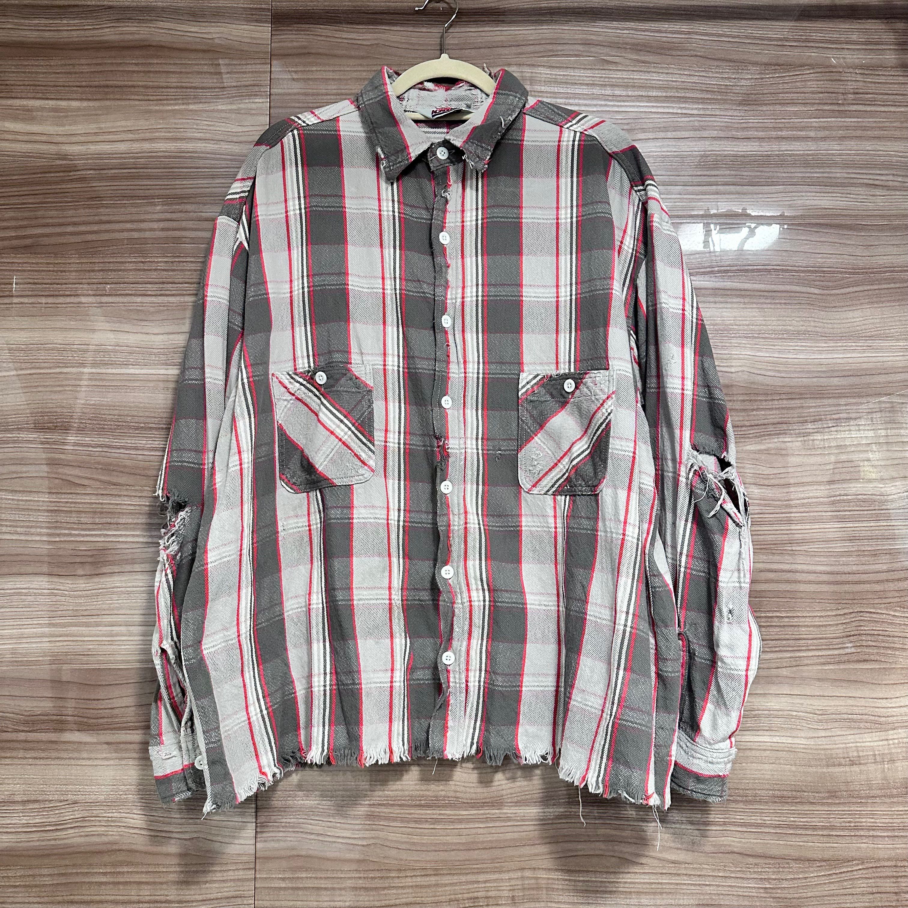 SAINT Mxxxxxx セントマイケル フランネルシャツ