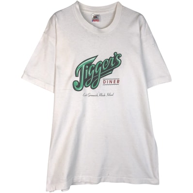 古着 90年代 フルーツオブザルーム FRUIT OF THE LOOM Jigger's Diner アドバタイジングTシャツ USA製 メンズL相当 ヴィンテージ/eaa645869