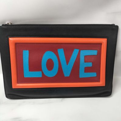 FENDI LOVE Vocabulary Clutch Bag
