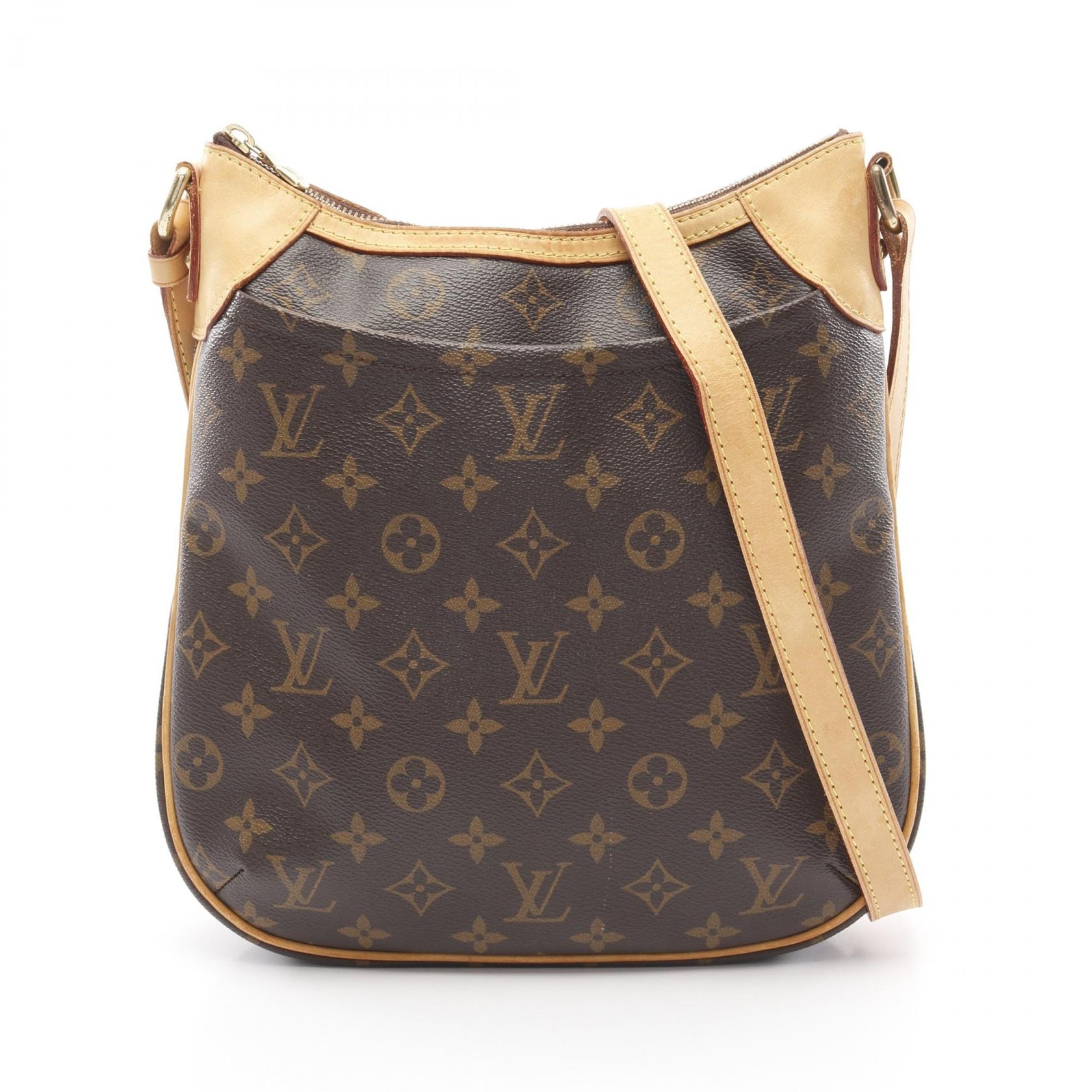 ルイ・ヴィトン LOUIS VUITTON オデオンPM ショルダーバッグ バッグ PVCコーティングキャンバス レザー モノグラム レディース ブラウン系 M56390 【中古】