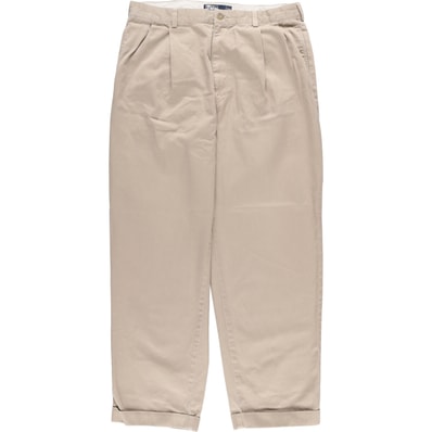 古着 ラルフローレン Ralph Lauren POLO by Ralph Lauren HAMMOND PANT ツータック チノパンツ メンズw34相当/eaa532160