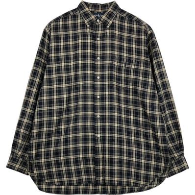 古着 ラルフローレン Ralph Lauren MCMEEL 長袖 ボタンダウンチェックシャツ メンズL相当/eaa643453