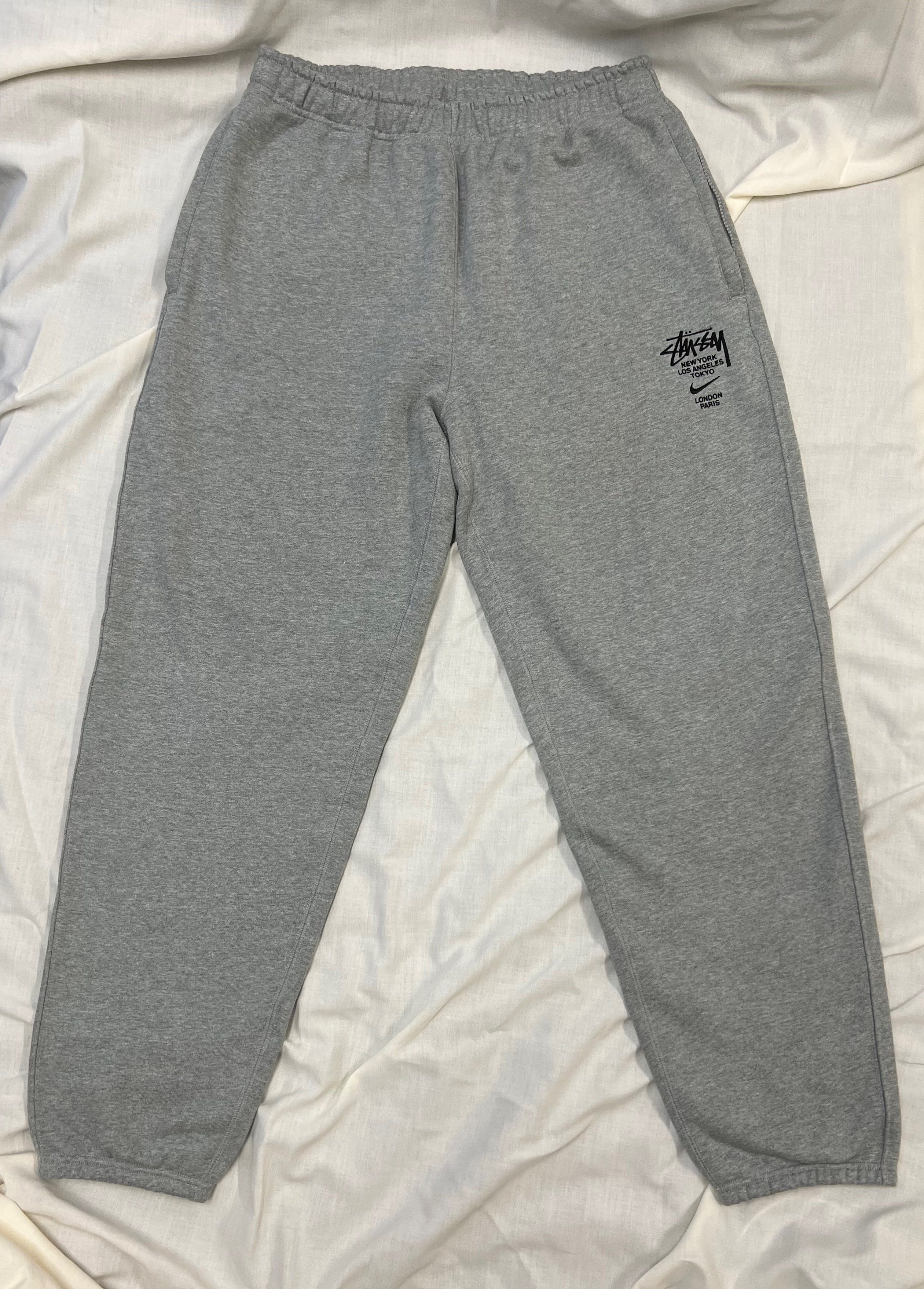 Nike x Stussy International Sweatpants (US Size) "Grey" DC4227-050