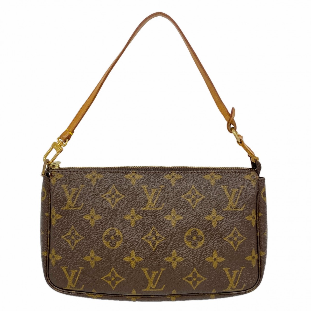 【6dd4200】ルイヴィトン ポーチ モノグラム ポシェットアクセソワール M51980 ブラウン【中古】レディース