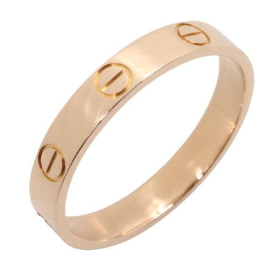 カルティエ CARTIER ミニラブリング リング・指輪 ジュエリー K18PG(ピンクゴールド) メンズ レディース ゴールド系 B4085200 【中古】