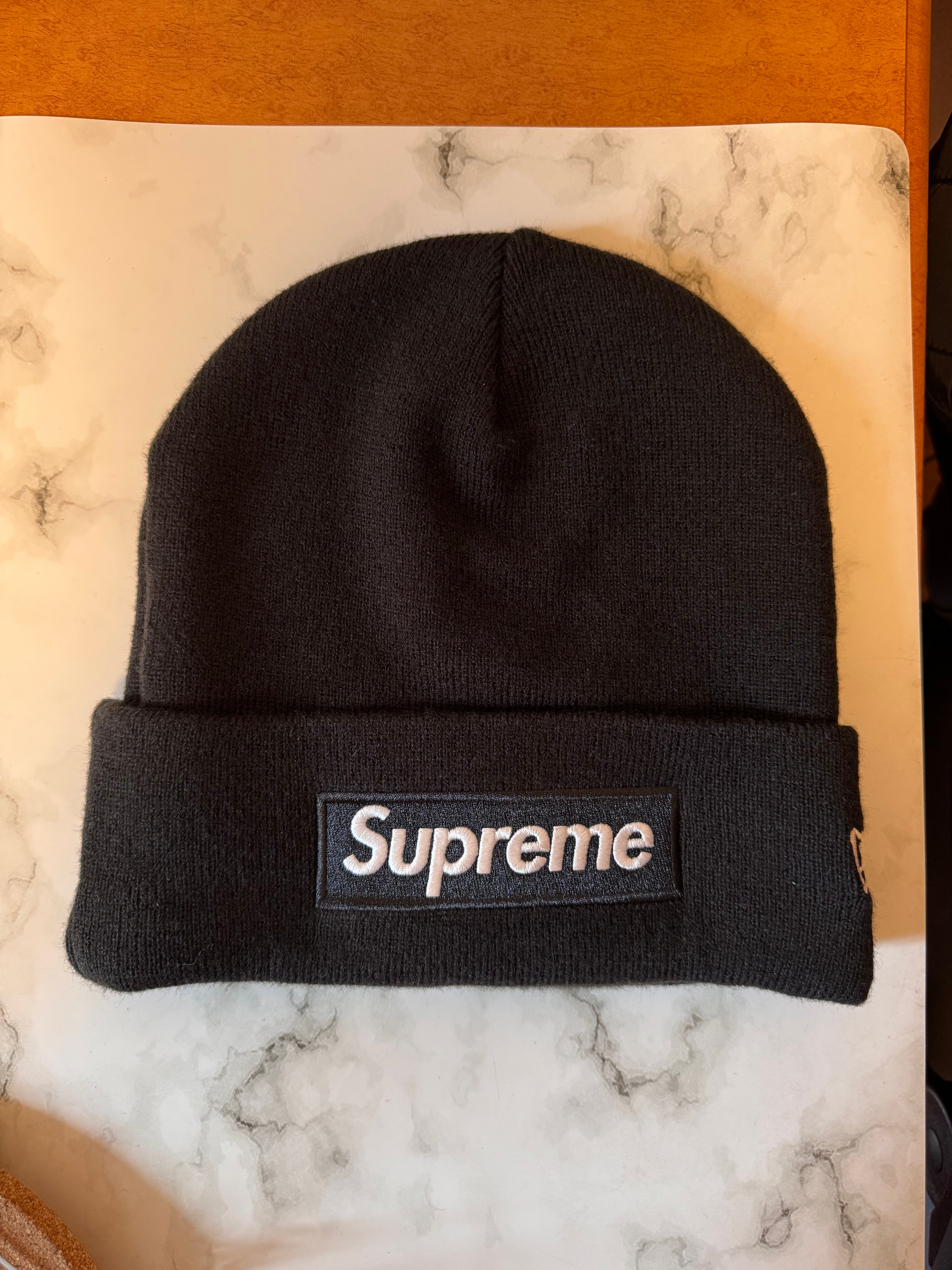 Supreme x NEW ERA Box Logo Beanie (25FW) "Black"