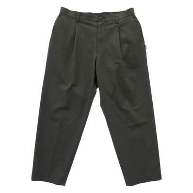 NEIGHBORHOOD ネイバーフッド 21SS 211AQNH-PTM02 TUCK ER-PT タック テーパード スラックスパンツ チャコール系 M【中古】