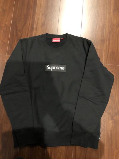 Supreme Box Logo Crewneck Sweatshirt "Black" (18FW)