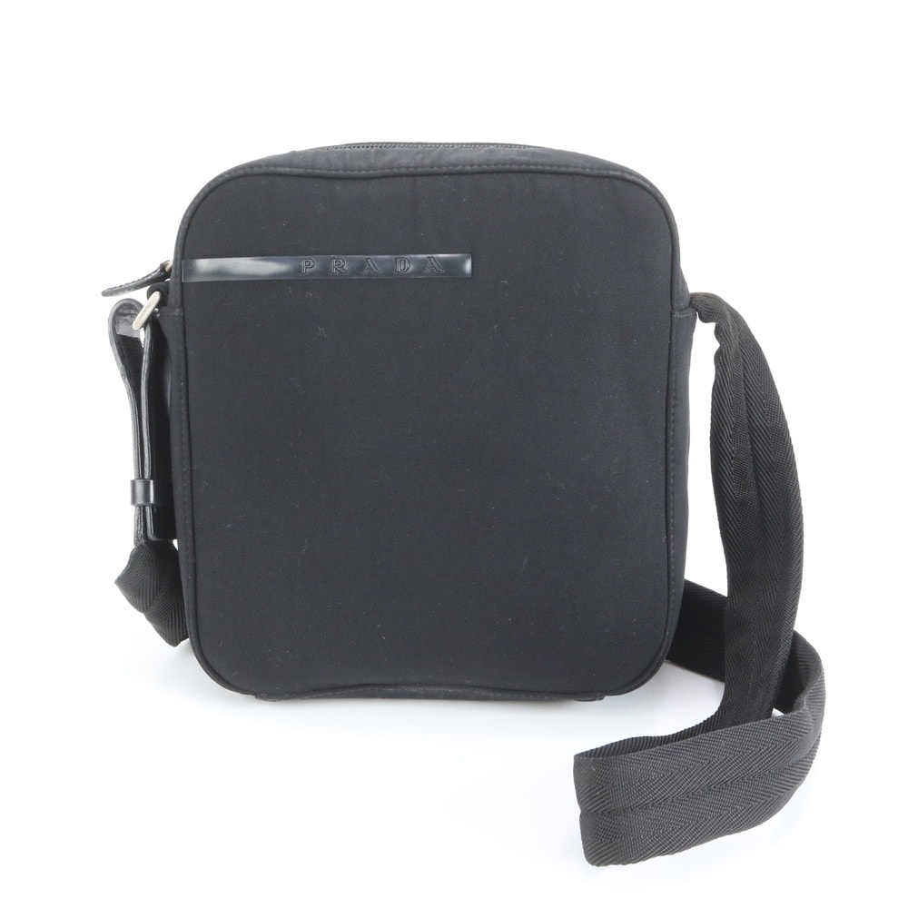 プラダ プラダスポーツショルダーバッグ レザー×ナイロン