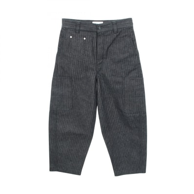 ジバンシィ GIVENCHY クチュールシーム ヘリンボーン デニムパンツ 衣料品 ボトムス コットン メンズ ネイビー系 BM51N9518U 【中古】