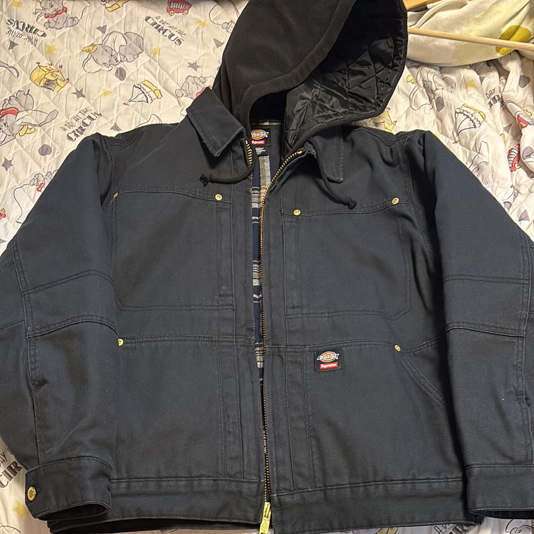 Supreme x Dickies Hooded Work Jacket "Black"