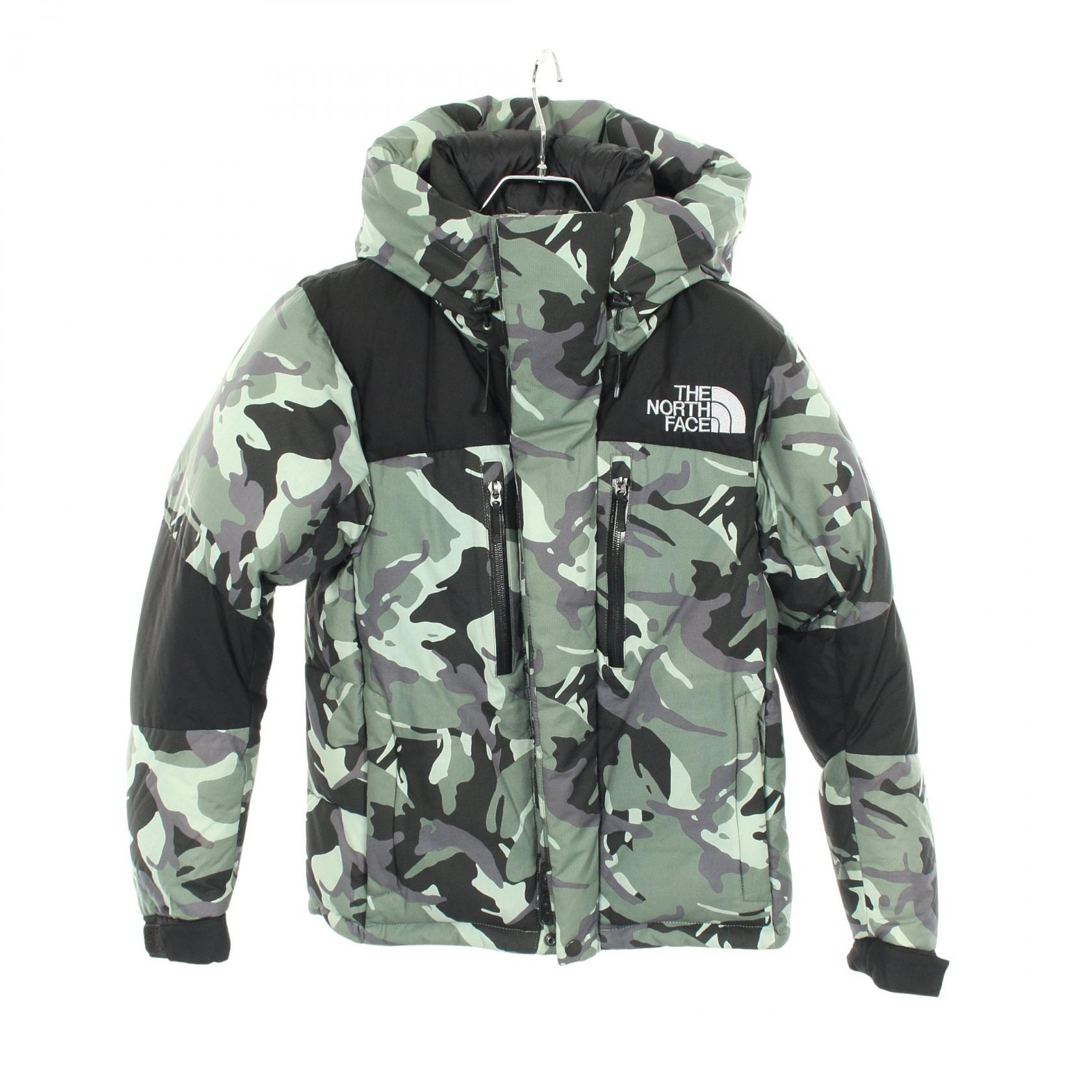 ザ・ノースフェイス THE NORTH FACE NOVELTY BALTRO LIGHT JACKET ダウンジャケット 衣料品 アウター ナイロン メンズ ブラック系 / グリーン系 【中古】