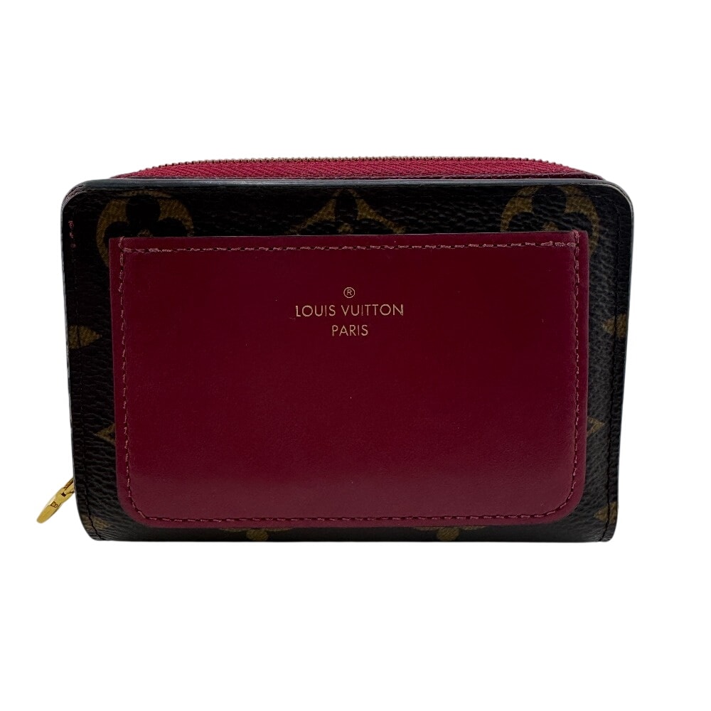 ルイヴィトン LOUIS VUITTON 二つ折り財布 モノグラム ポルトフォイユ・ルー M82377 ピンク