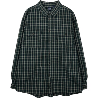 古着 90年代 ギャップ GAP オールドギャップ 長袖 コットンチェックシャツ メンズXL相当 ヴィンテージ/eaa665999